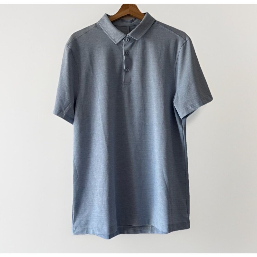 Lululemon Evolution Polo Mens Large Athleisure Golf Preppy Performance NO TAGS